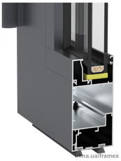 Дверна холодна алюмінієва система Framex 38